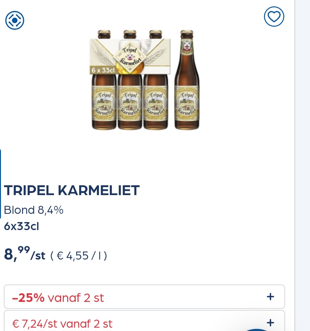 Collect&go TRIPEL KARMELIET Blond 8,4% 6x33cl