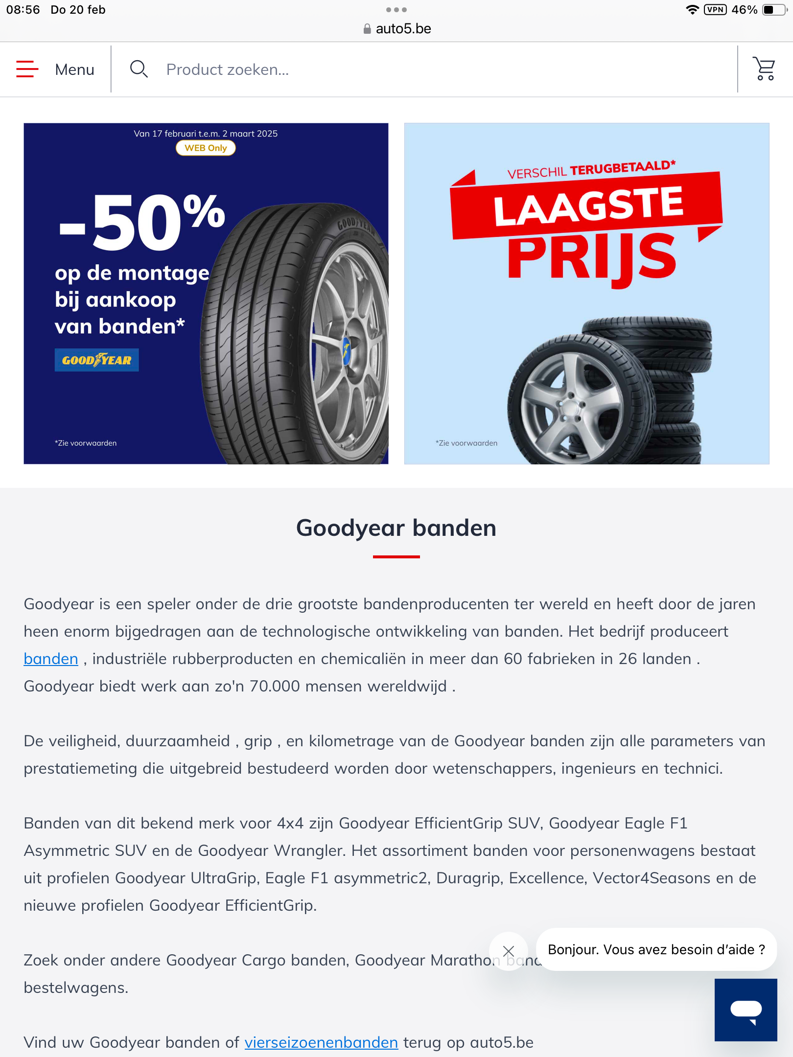 Autobanden goodyear