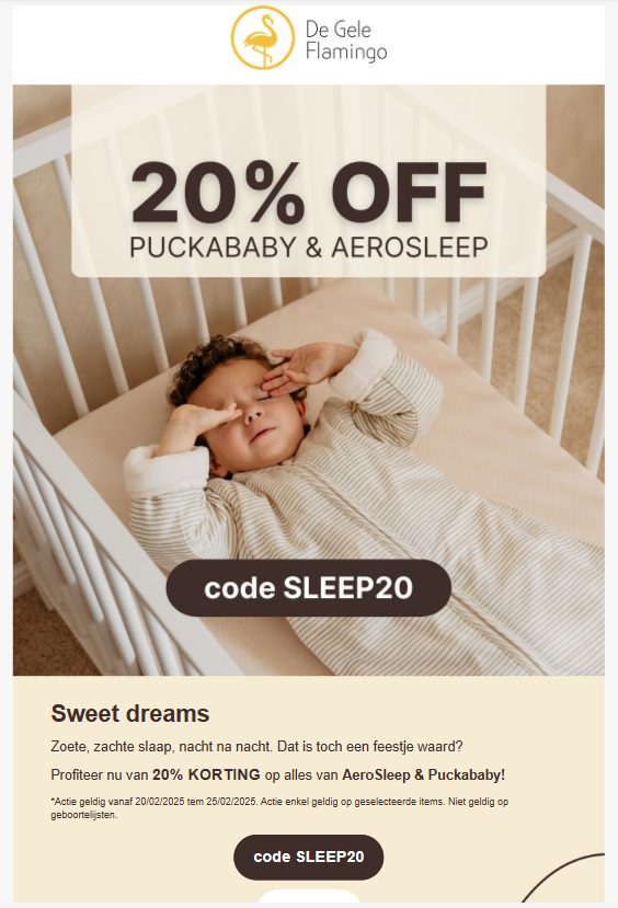 -20% op alles van AeroSleep & Puckababy 😴