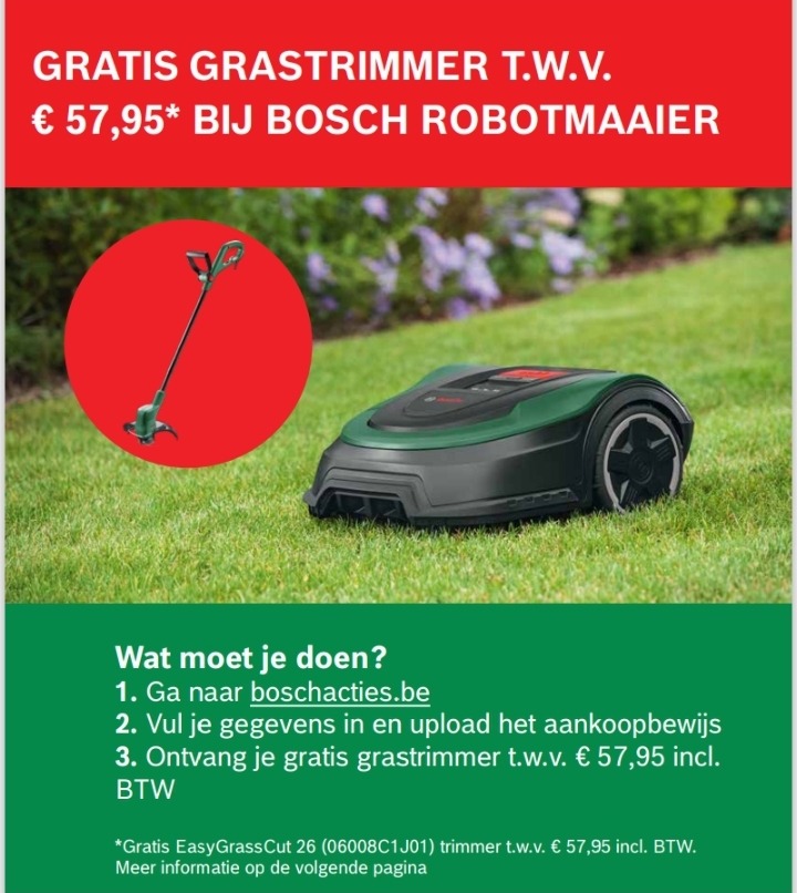 Gratis EasyGrassCut 26 bij uw Robot Grasmaaier