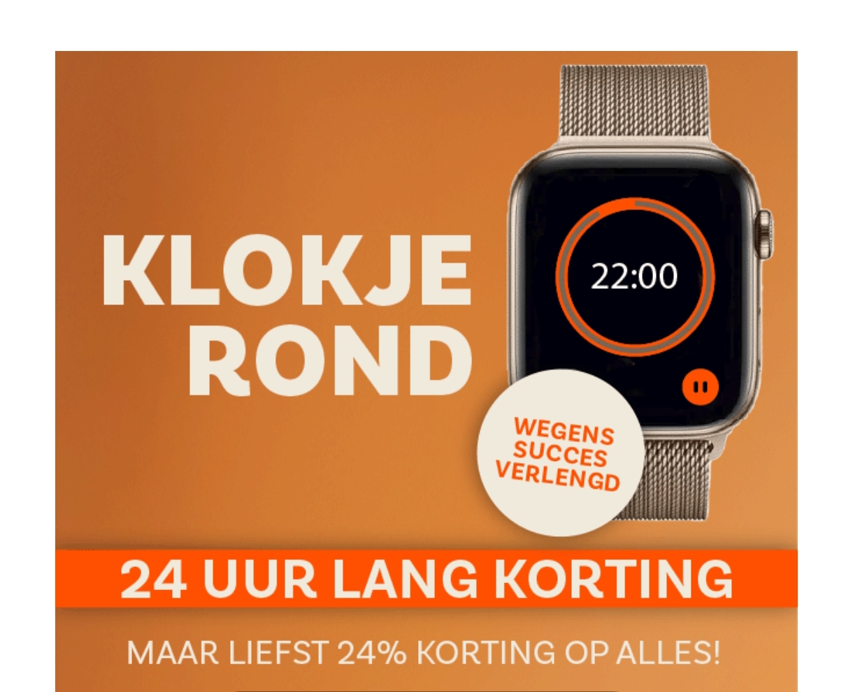 24% korting op smartwatchbanden