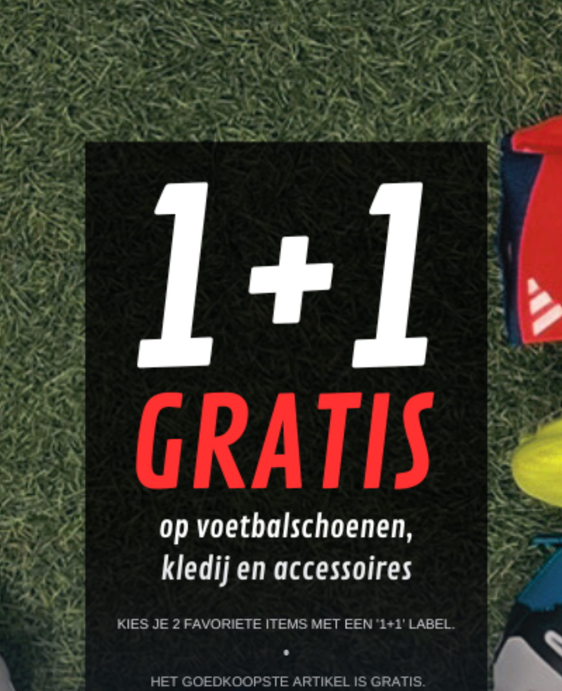 Voetbal accessoires 1+1
