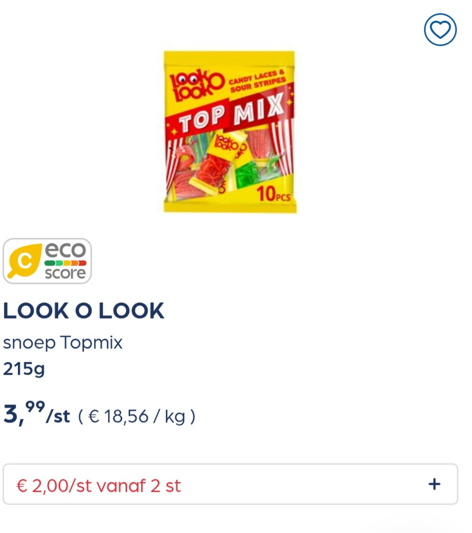 Collect&go LOOK O LOOK snoep Topmix