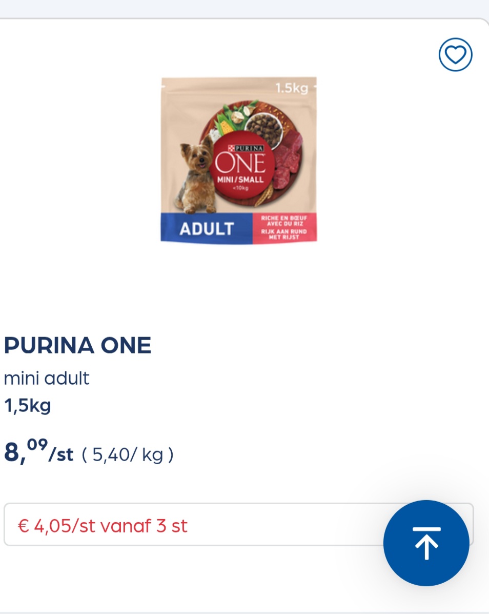 Collect&go PURINA ONE mini adult 1,5kg