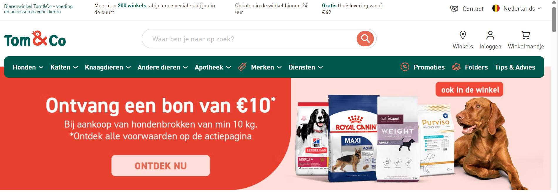 Bon 10 euro Tom & Co