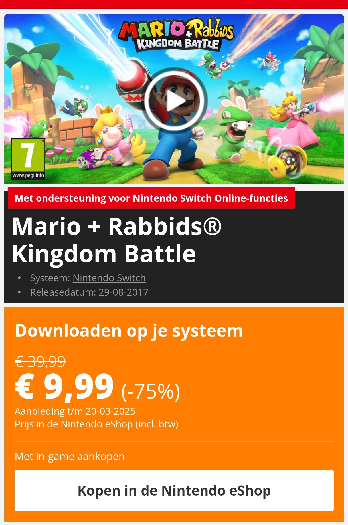 Mario + Rabbids Kingdom Battle