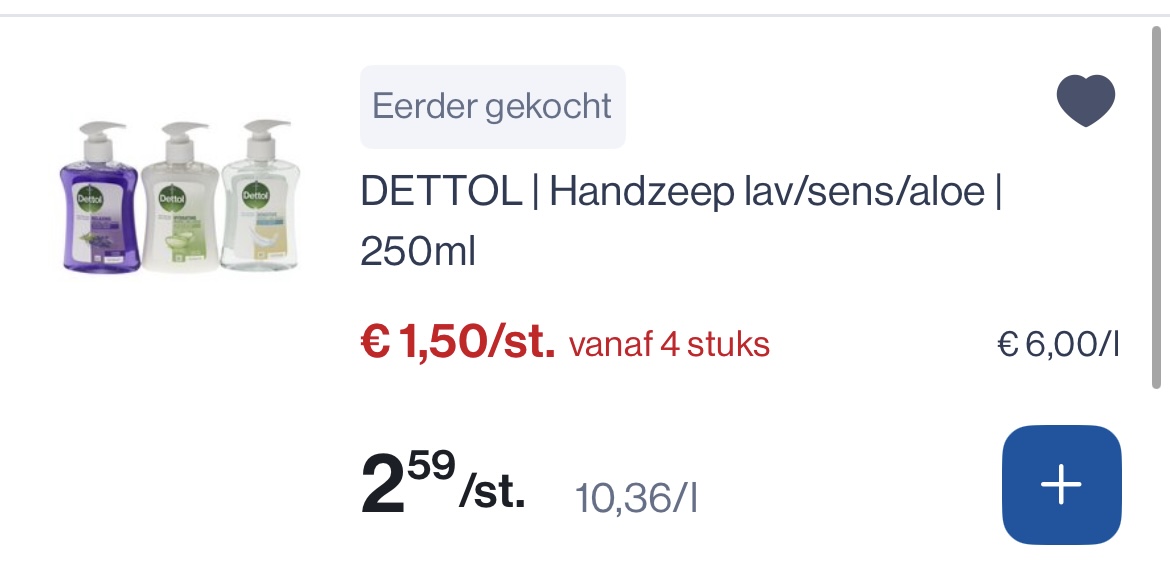 Dettol handzeep 250 ml
