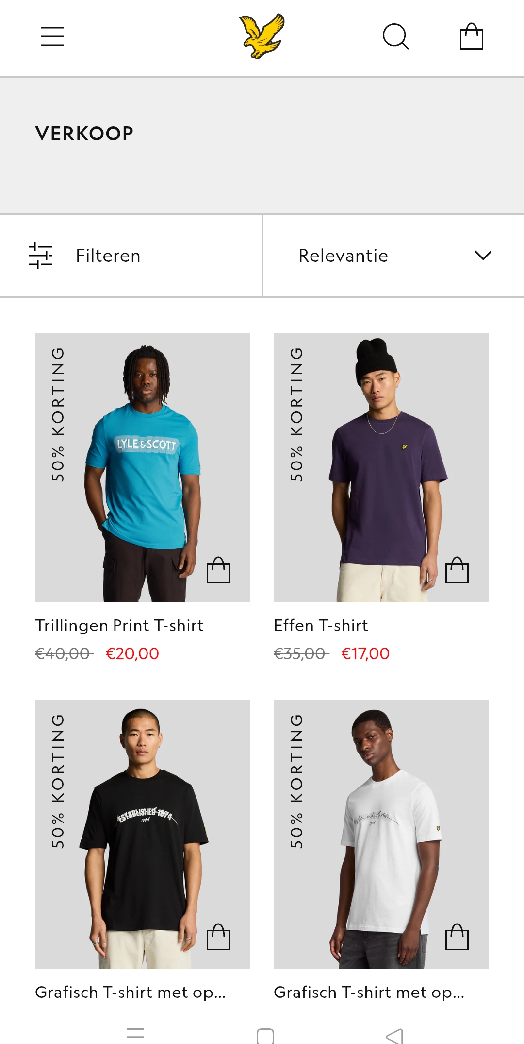 Lyle & Scott solden 50%