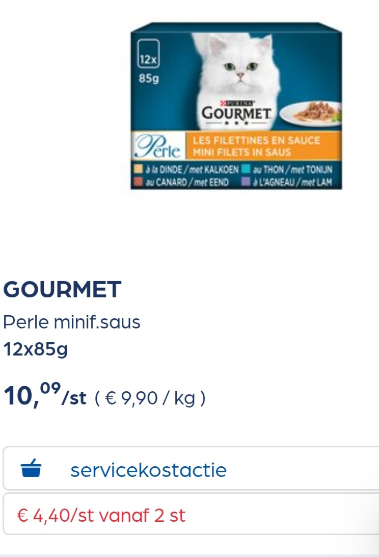 Collect&go GOURMET Perle minif.saus 12x85g