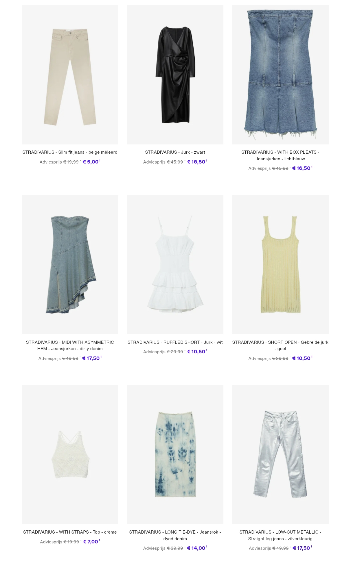 Stradivarius tot wel 75% korting