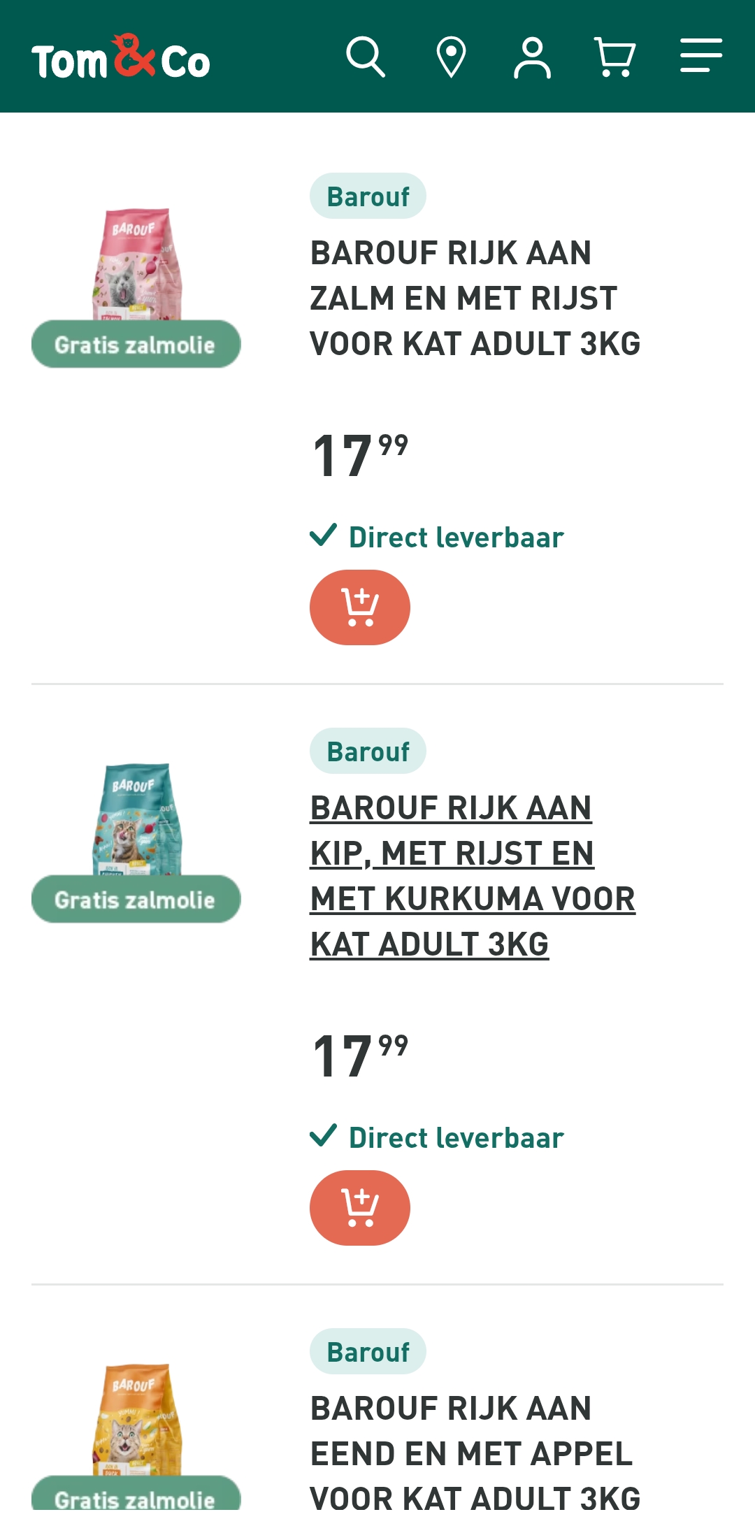 Tom & Co gratis flesje zalmolie