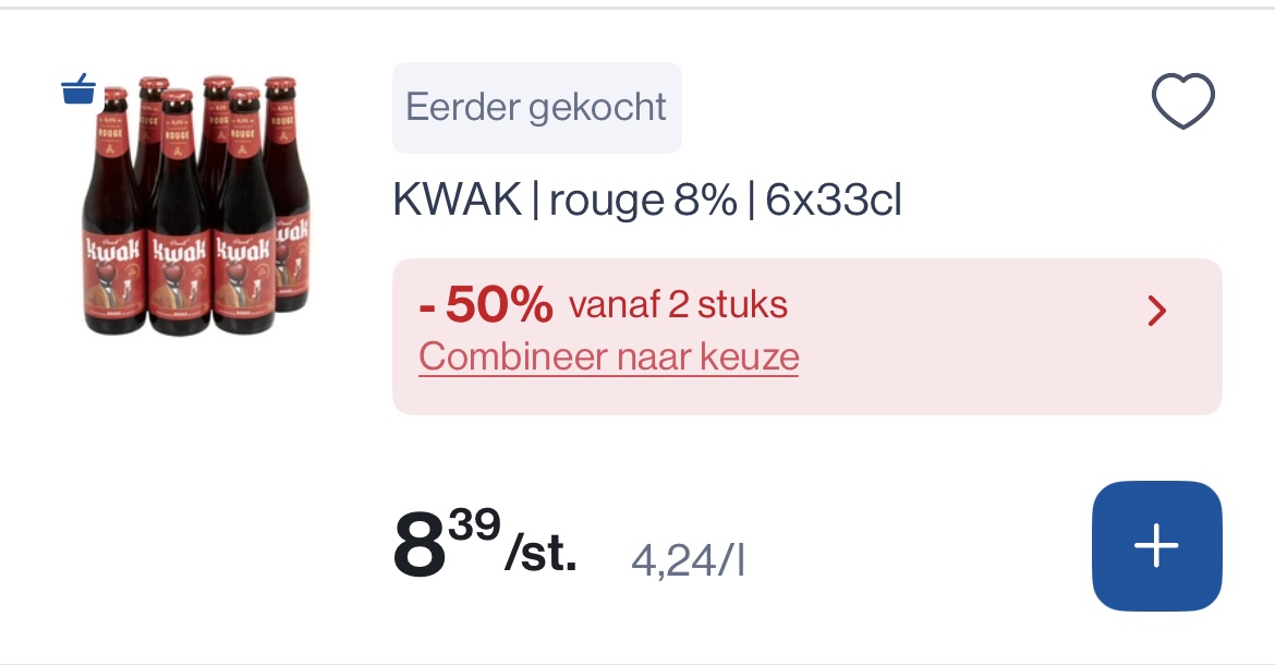 Kwak rouge 6x33 cl