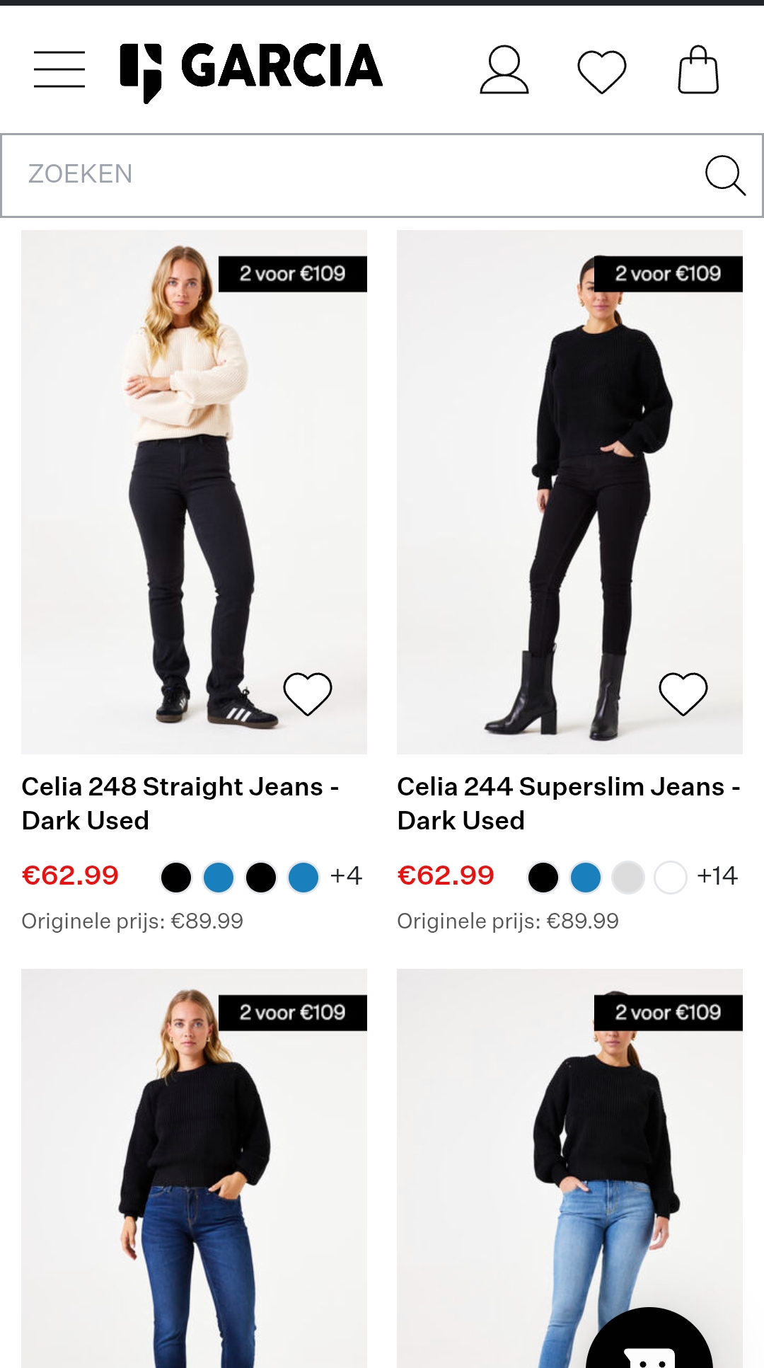 Garcia jeans 2 jeans €109