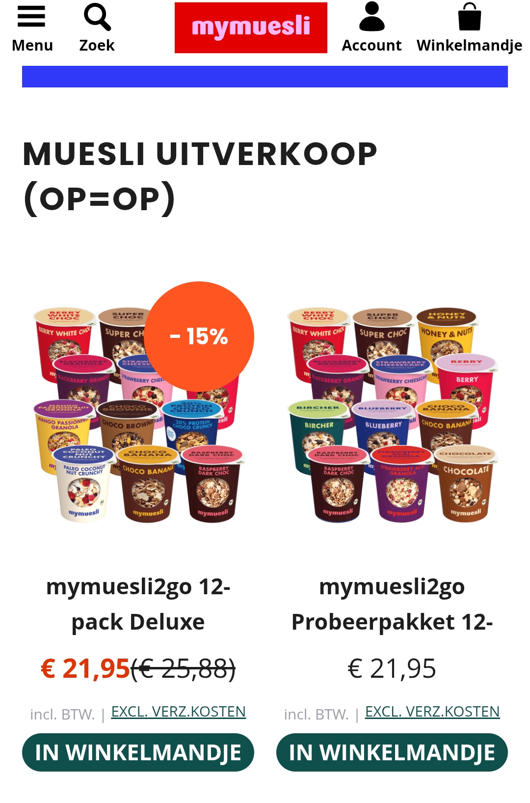 mymuesli sale tot 50%