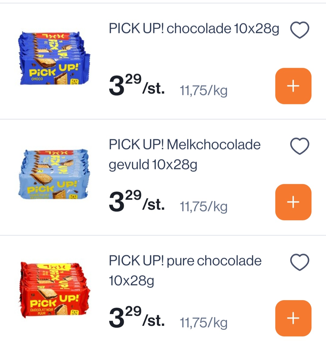 Colruyt pick up 10x28g