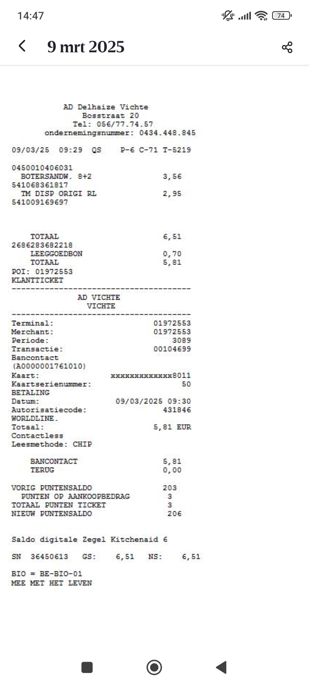 Sandwiches 8+2 bij Delhaize