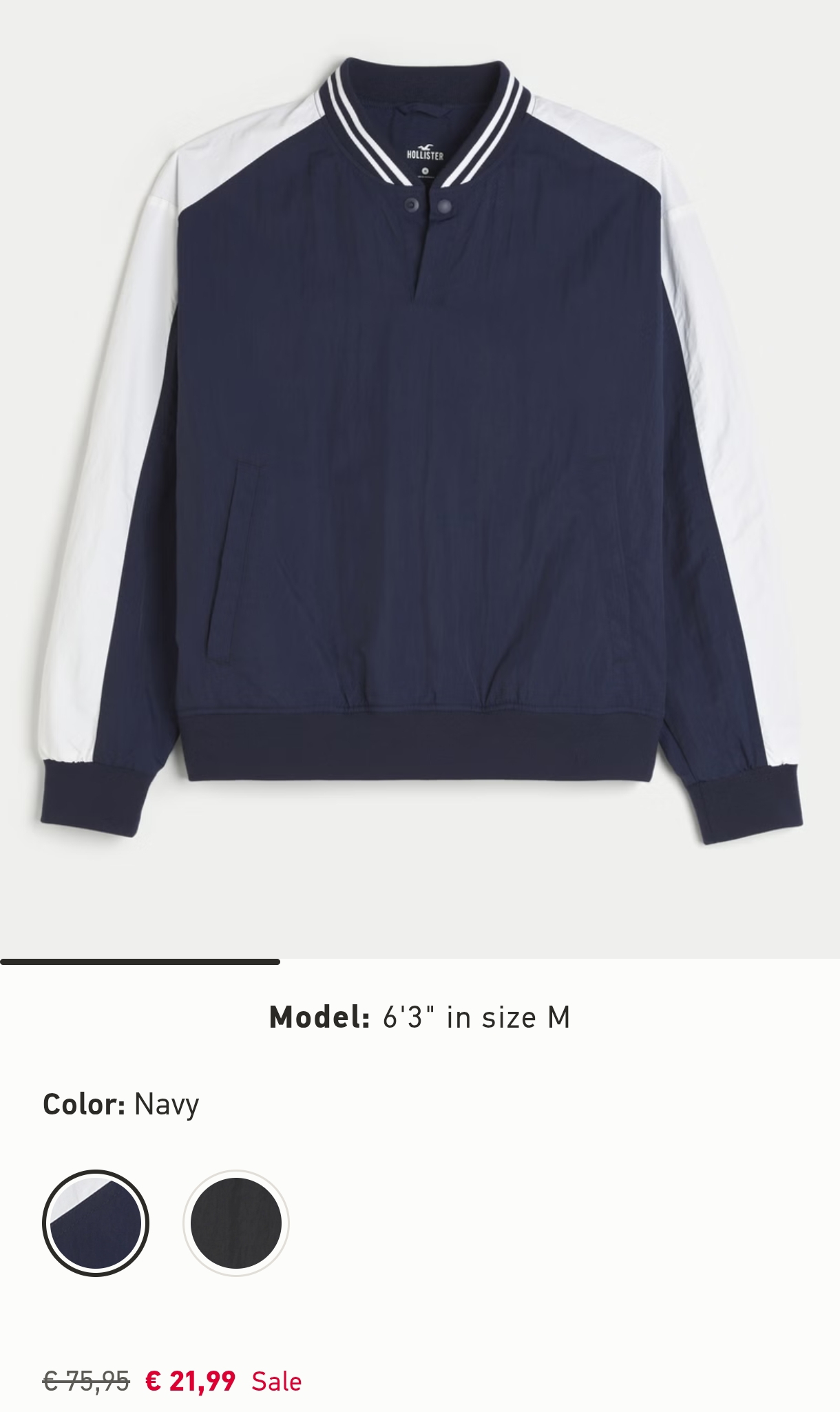 Mannen tussenjas hollister