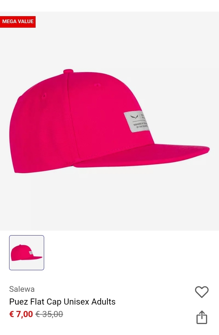 Salewa Puez Flat Cap Unisex Adults