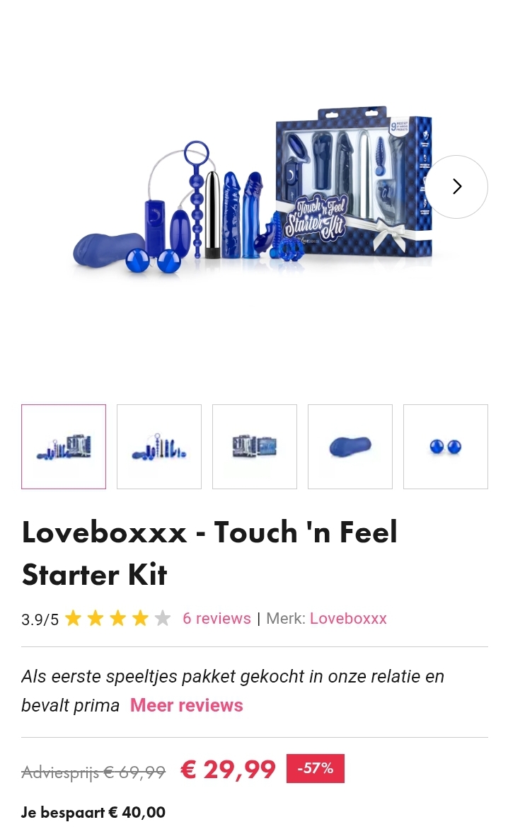 Loveboxxx - Touch 'n Feel Starter Kit