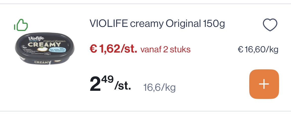 Violife creamy original 150 gram