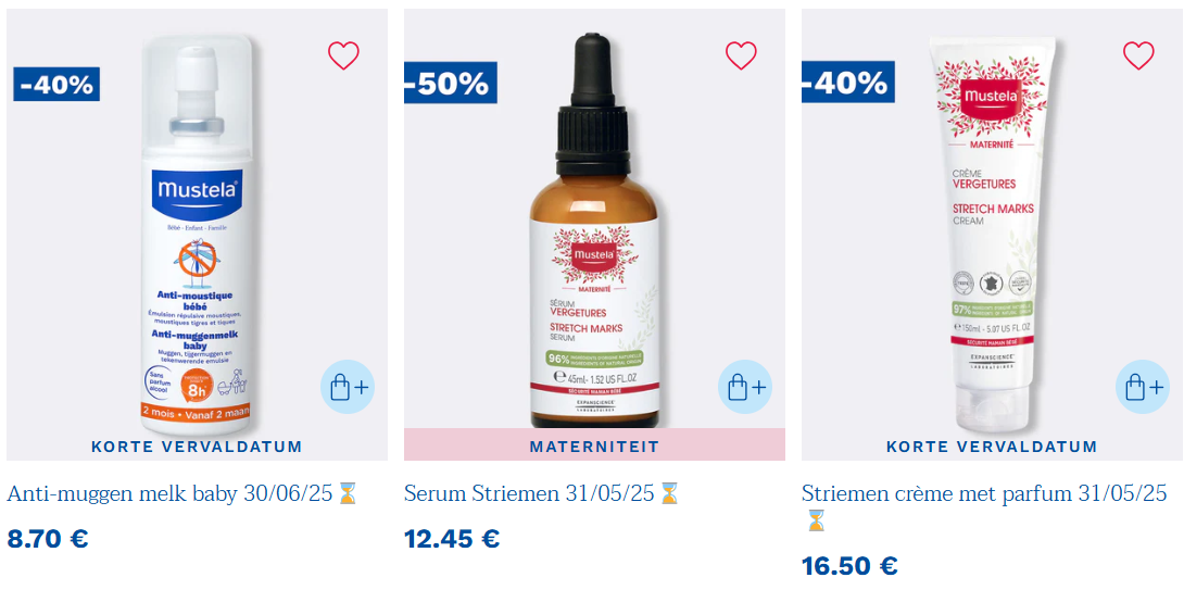 Zero waste korting, korting op geschenksets en gratis product 💙 Mustela