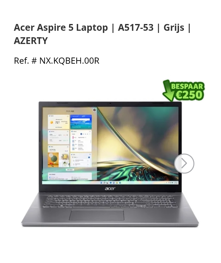 Acer Aspire 5 Laptop A517-53