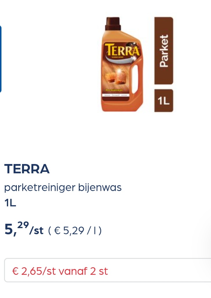 Collect&go TERRA parketreiniger bijenwas 1L