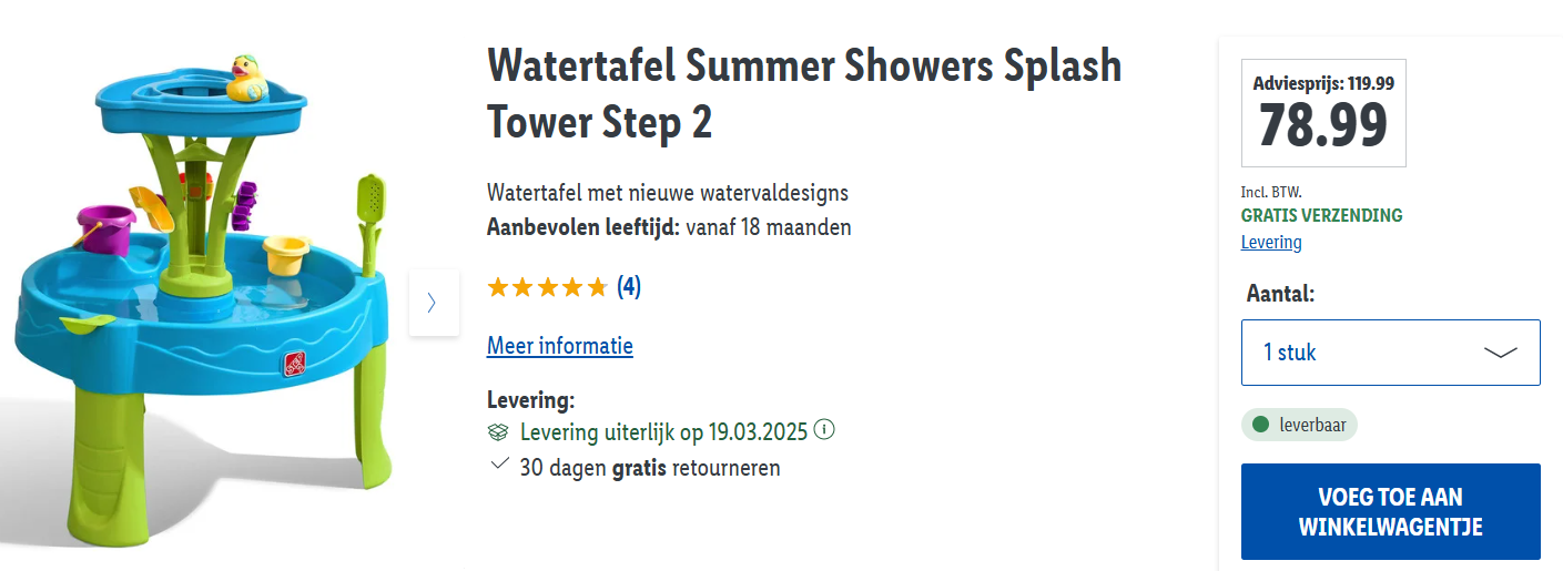 Waterpret tot -50% 💦 Watertafel & waterspeelmat