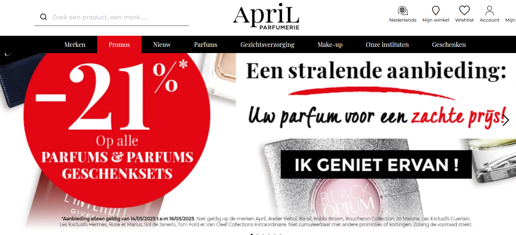 -21% April Beauty 👄 Parfums en Parfums geschenksets