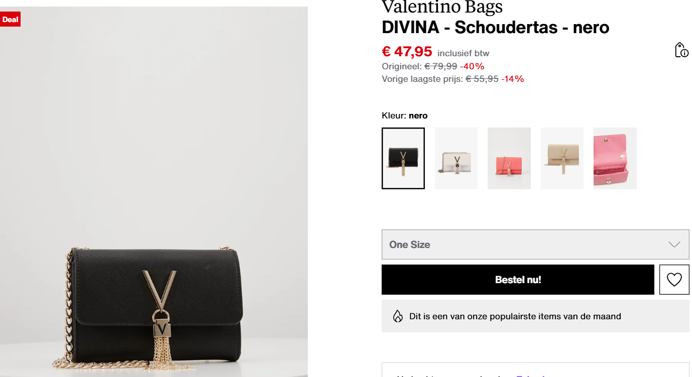 -40% Valentino schoudertas