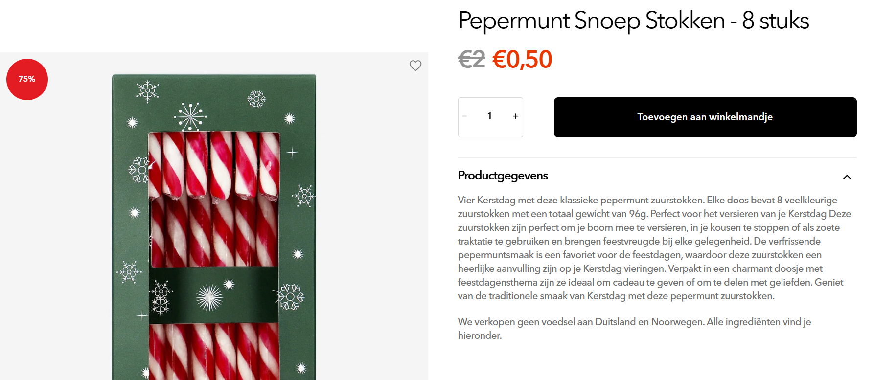 -75% Candy canes 🔴