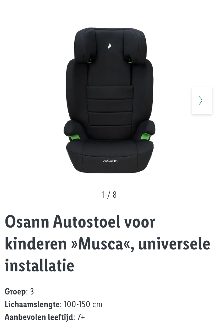 Osann Autostoel voor kinderen Musca