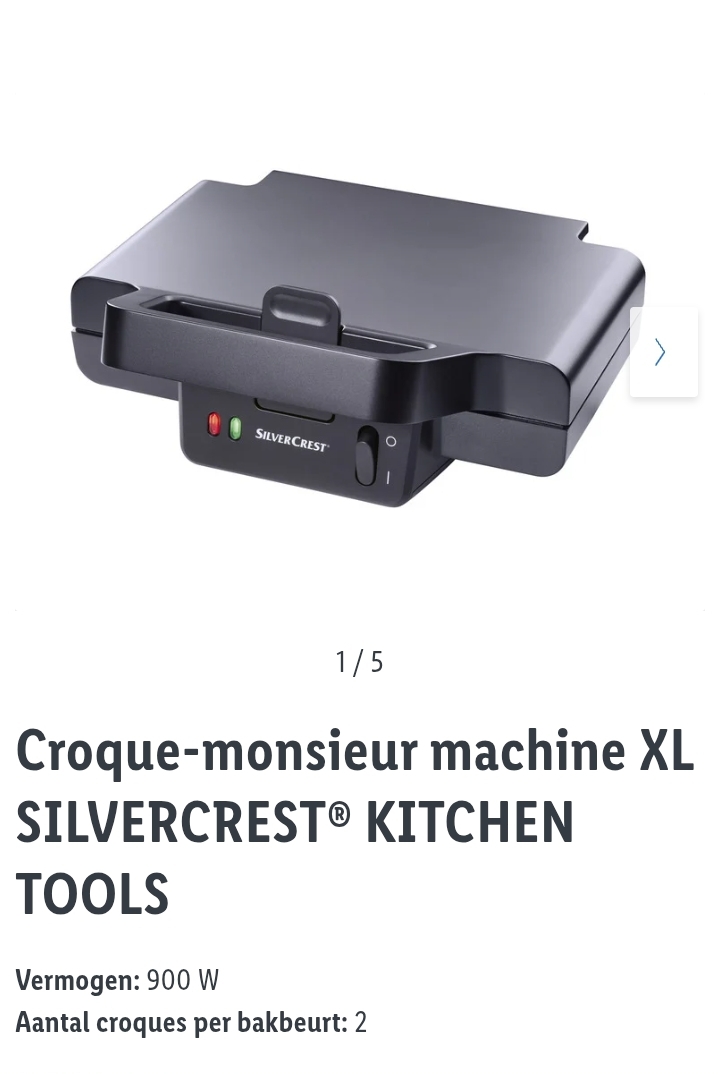 Croque-monsieur machine XL SILVERCREST® KITCHEN TOOLS