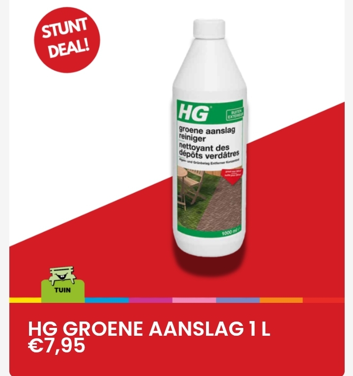 HG groene aanslag 1 L