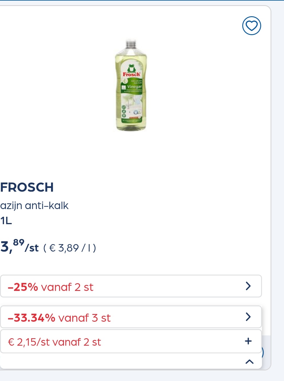 FROSCH -33,34% extra