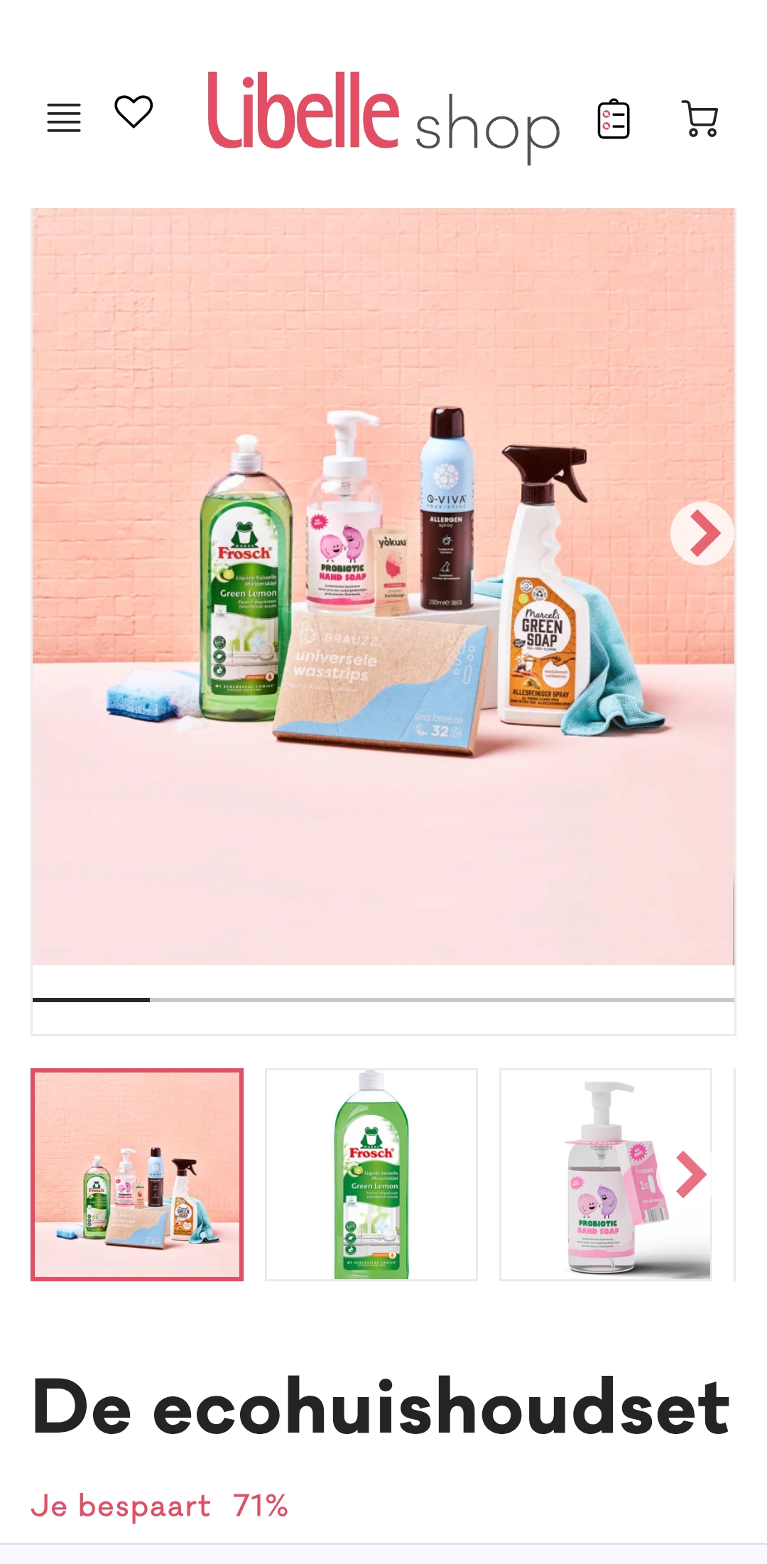 Eco huishoudset bij libelle shop 71% korting