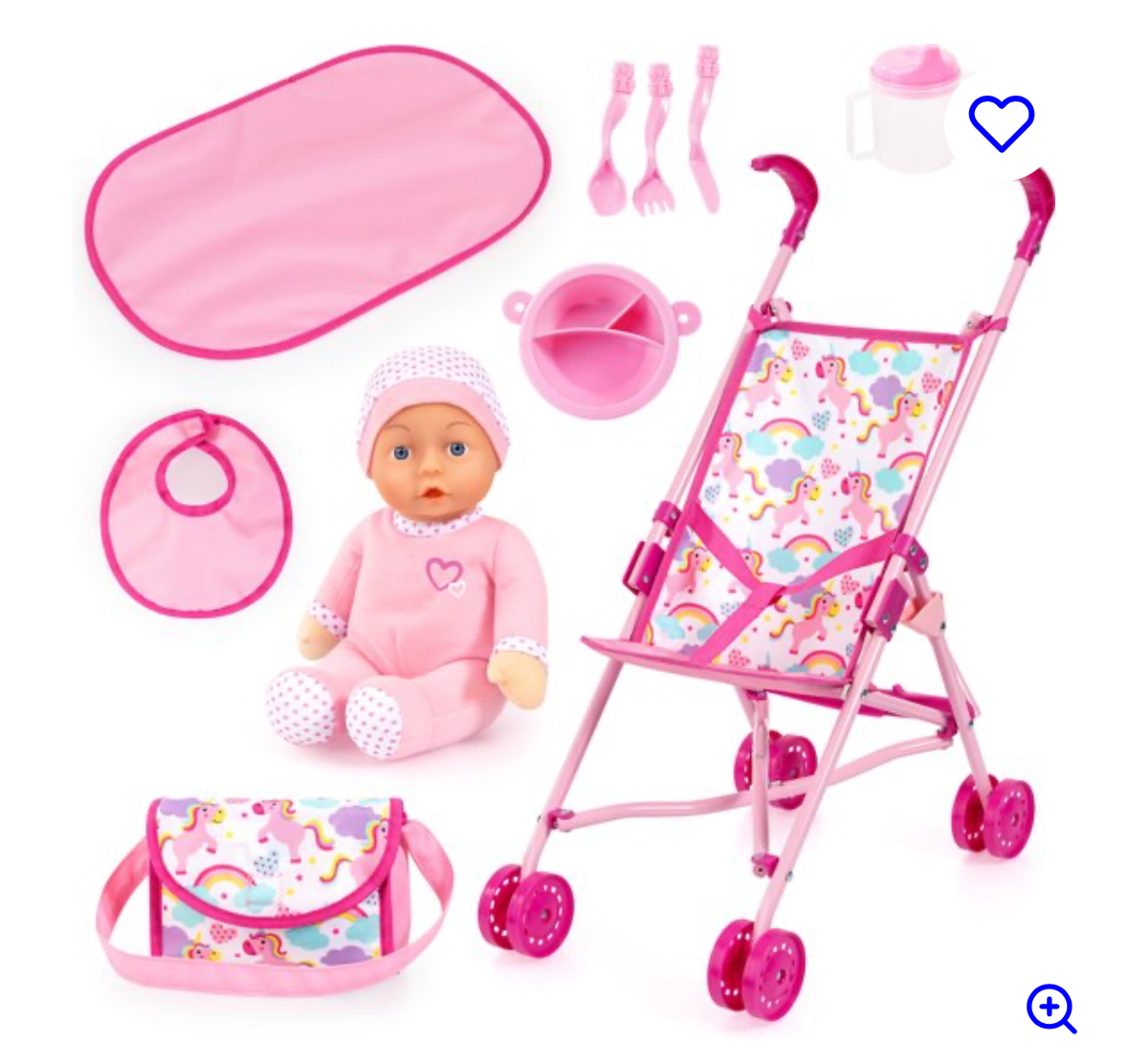 Poppenbuggy set goedkoop bij Bol 👍🏼