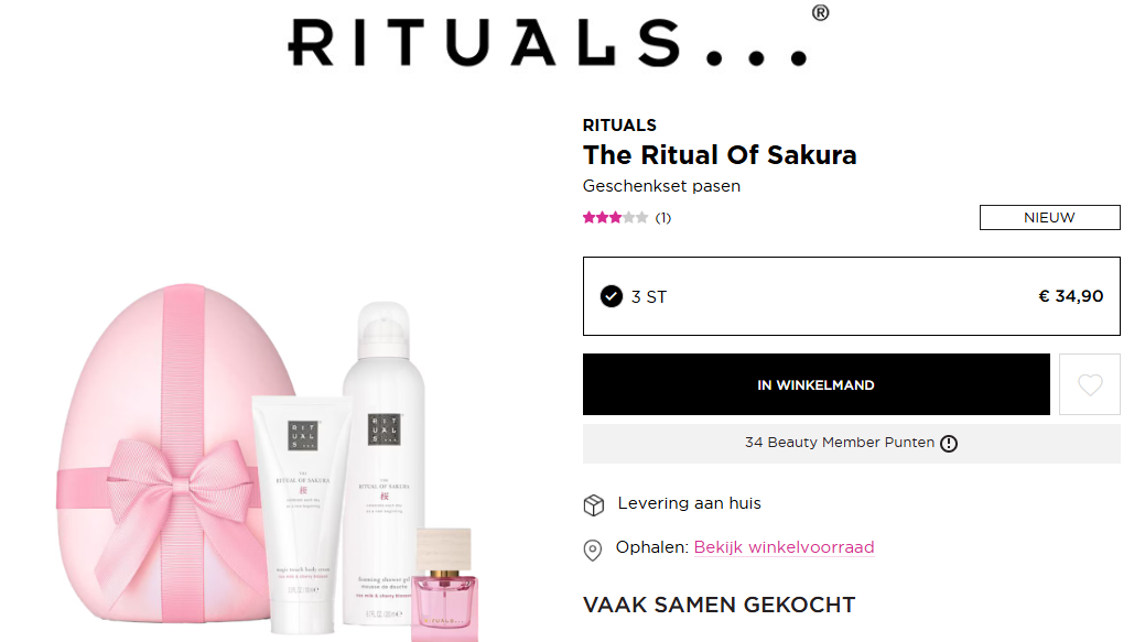 -21% op Rituals set Pasen (of andere producten) 🎀