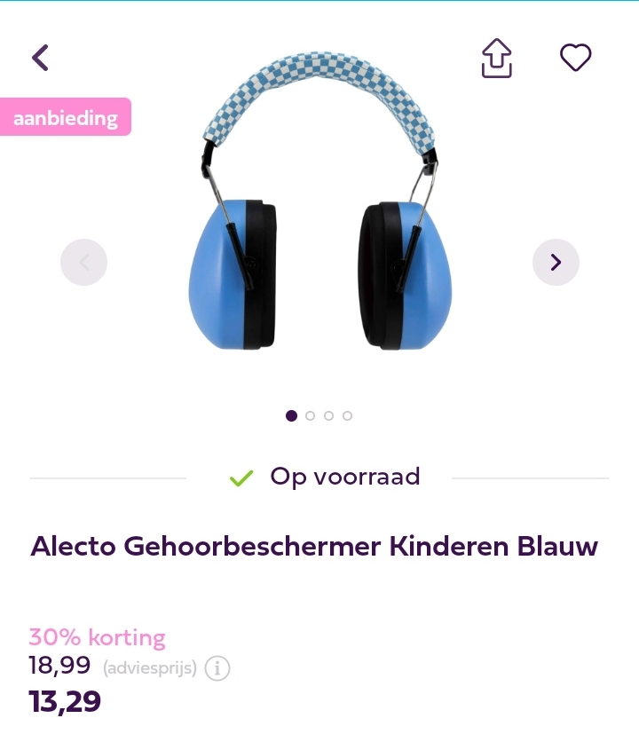 Alecto Gehoorbeschermer Kinderen