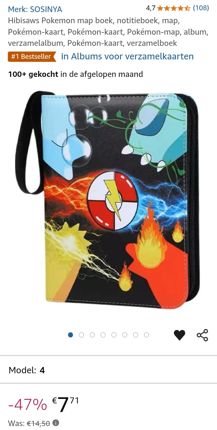 -47% Pokémon verzamelalbum
