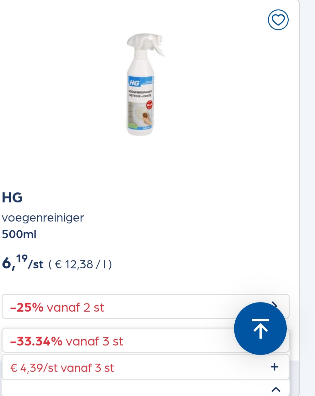 HG -33,34% extra