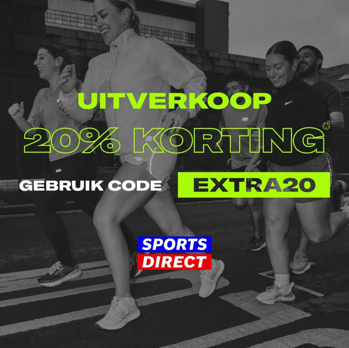 🚨 20% EXTRA KORTING bij Sports direct