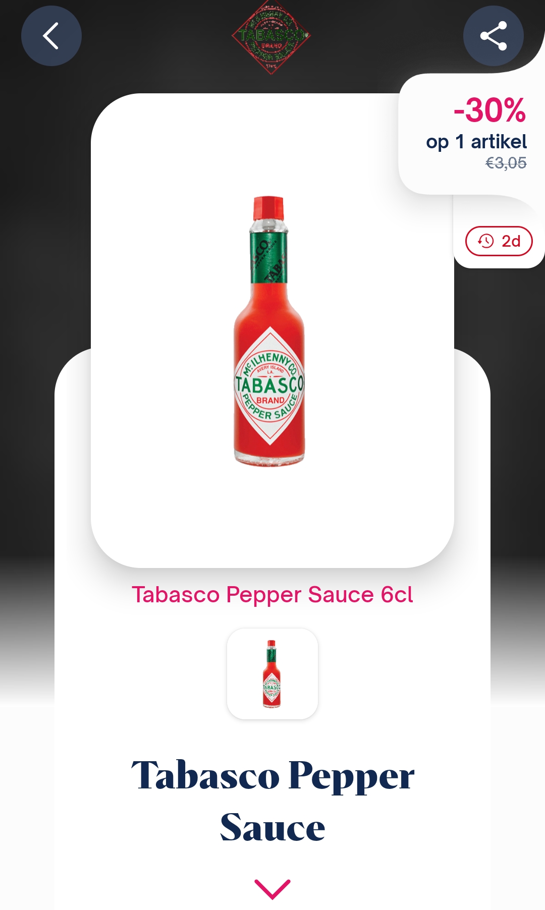 It's getting hot in here 🔥bij shopmium 30% tabasco