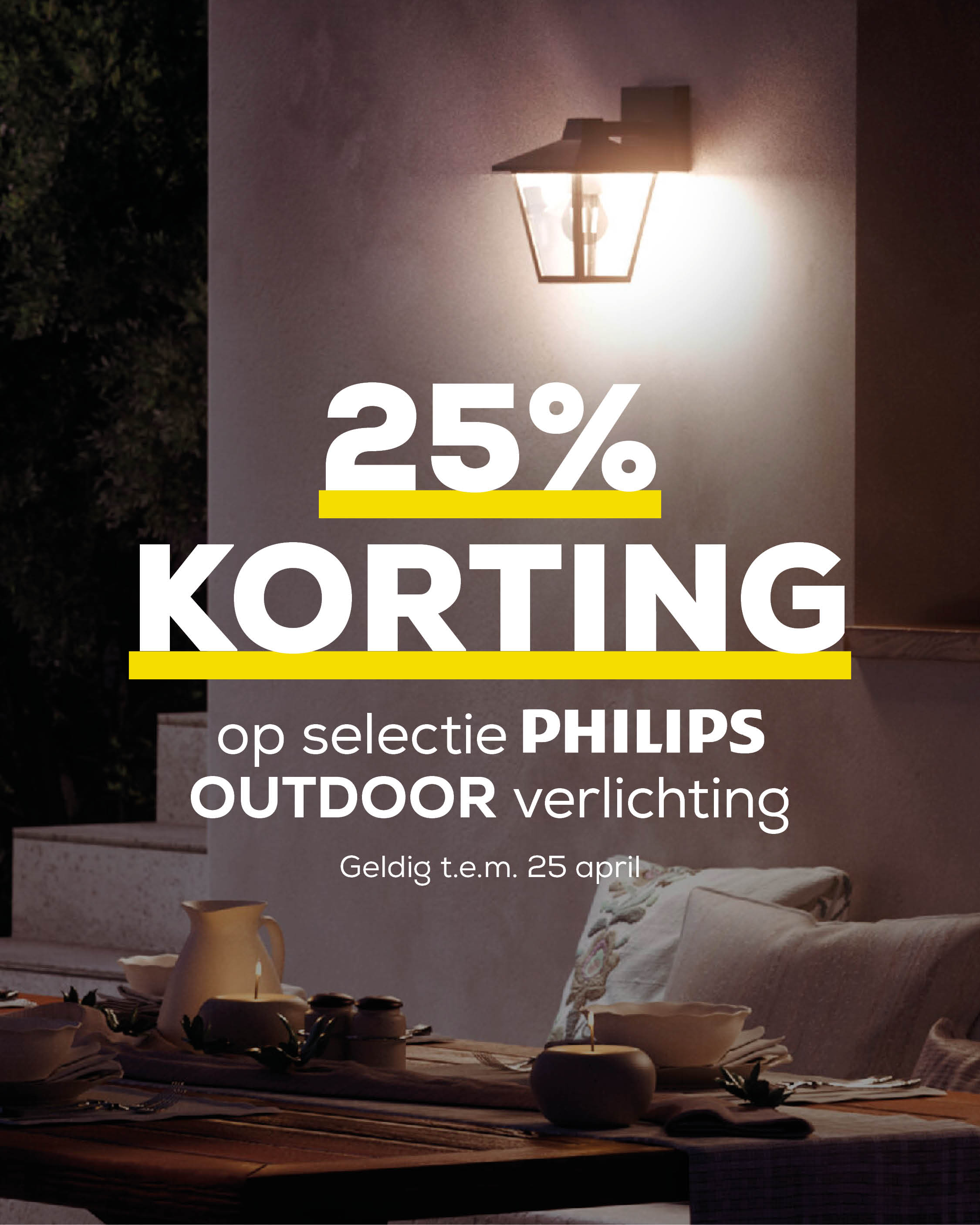 -25% op Philips outdoor verlichting ⭐ Supra Bazar