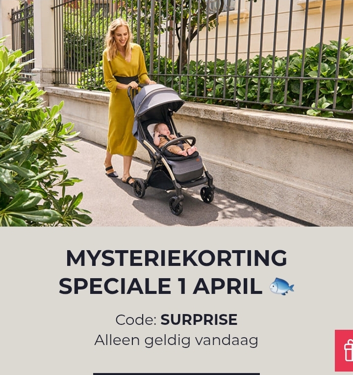 Mysteriekorting op de website van Chicco