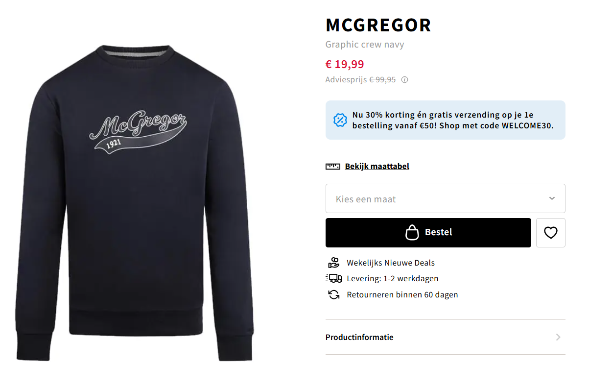 Meer dan 80% korting op McGregor en IKKS bij Otrium gescoord 👍