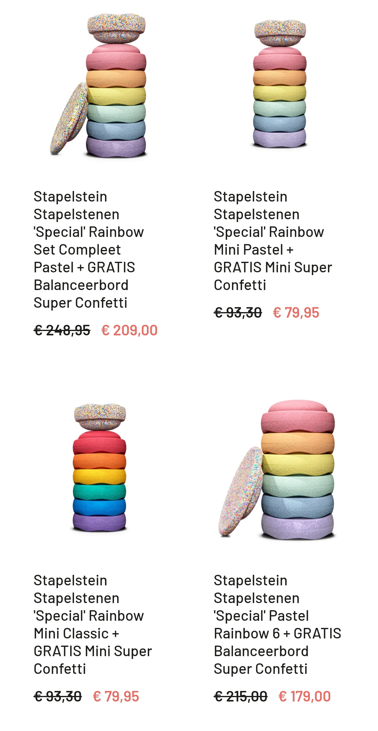 15% korting op Stapelstein stapelstenen