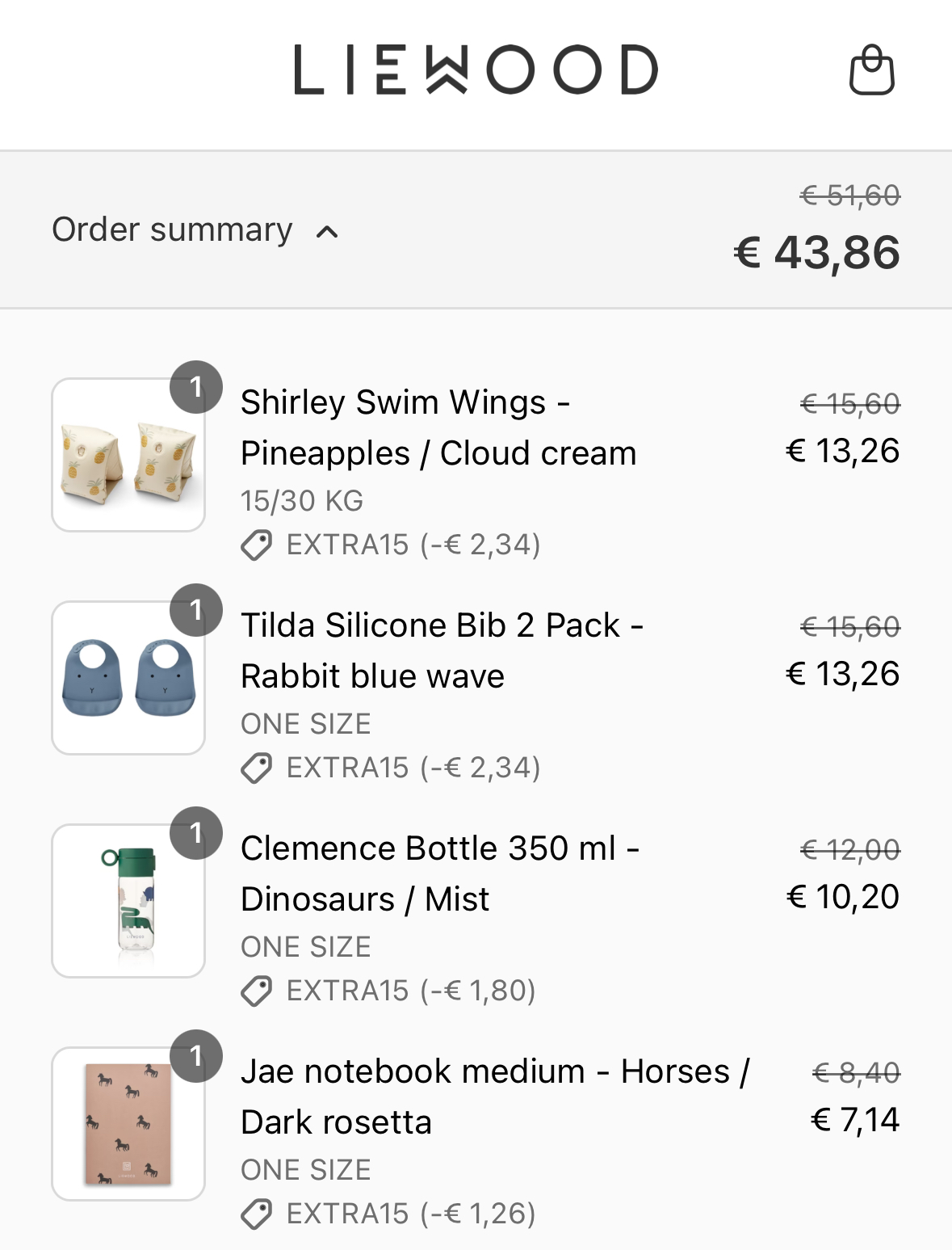 15% extra korting bovenop Sale ✨ Liewood outlet