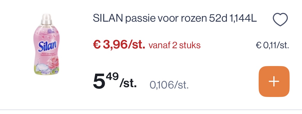 Silan en Lenor goedkoper in Colruyt