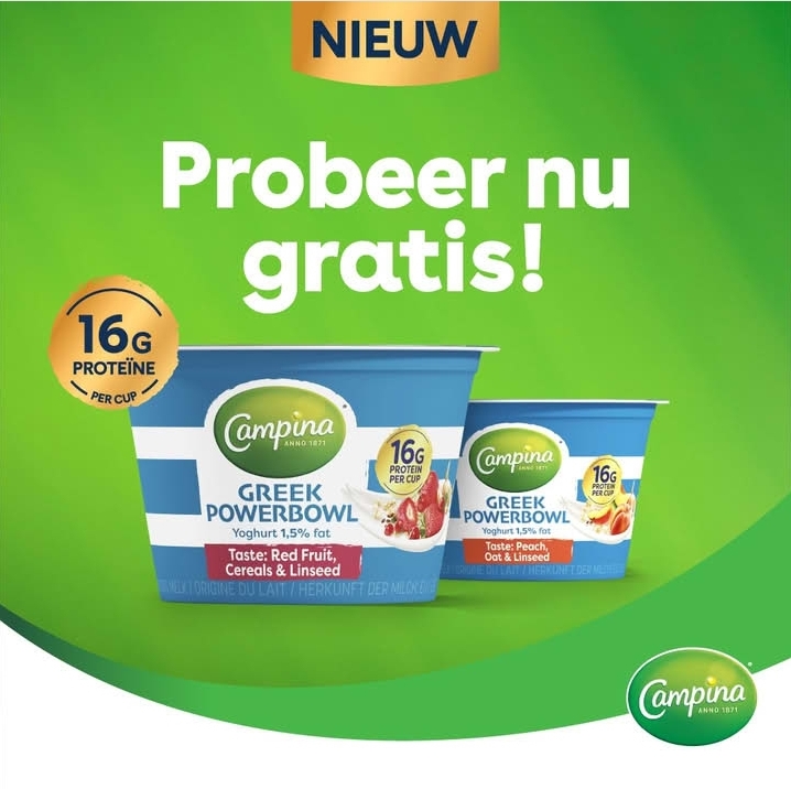 GRATIS Campina Greek Powerbowl